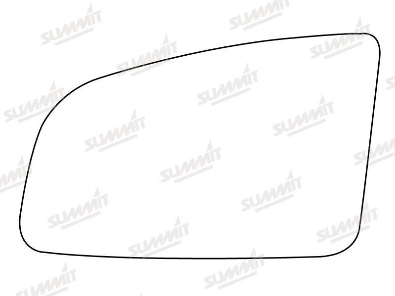 Summit Stick-On Standard Mirror Glass fits Vauxhall Omega LHS - Summit - My Roof Bars