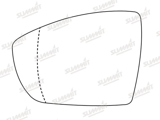 Summit Stick-On Standard Mirror Glass fits Ford Galaxy, S Max 06 on Kuga 08 on LHS - Summit - My Roof Bars
