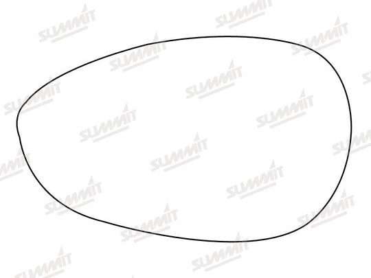 Summit Heated Base Plate With Standard Mirror Glass fits Fiat 500 Punto 05 on LHS - Summit - My Roof Bars