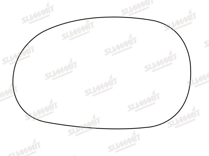Summit Stick-On Standard Mirror Glass fits Renault Laguna LHS - Summit - My Roof Bars