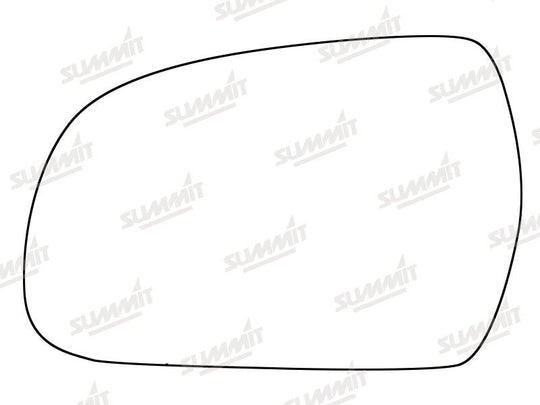 Summit Heated Backing Plate with Standard Glass fits Audi A5 11-16 LHS - Summit - My Roof Bars