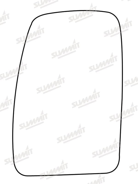 Summit Non-Heated Base Plate With Commercial Mirror Glass fits Renault Master 03 to 10 LHS - Summit - My Roof Bars