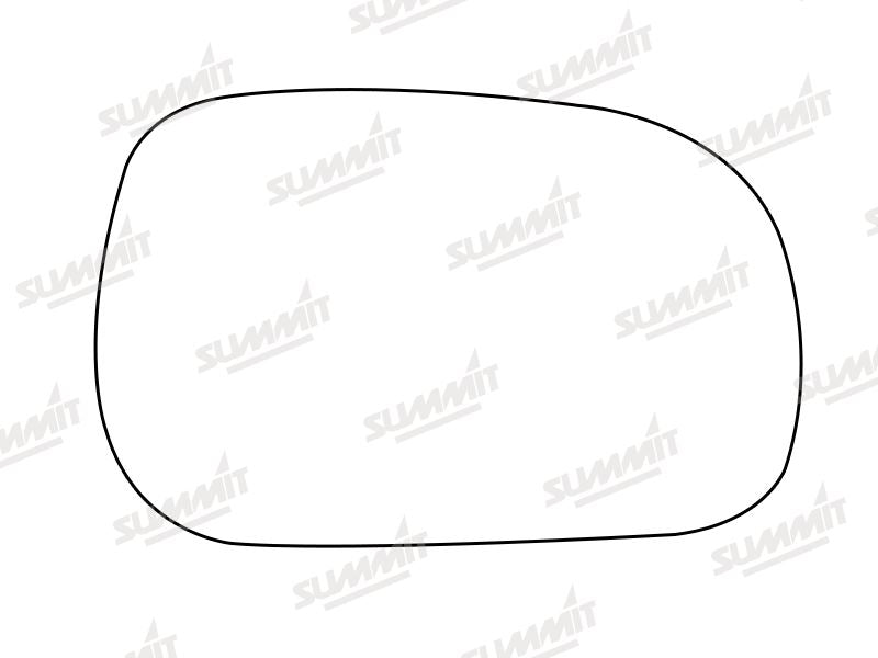 Summit Stick-On Standard Mirror Glass fits Renault Safrane RHS - Summit - My Roof Bars