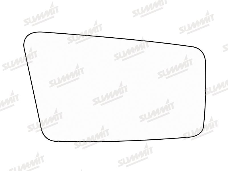 Summit Stick-On Standard Mirror Glass fits Maestro, Montego Honda Ballad RHS - Summit - My Roof Bars