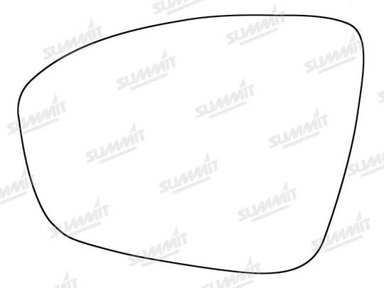 Summit Heated Base Plate With Standard Mirror Glass fits Renault Megane 2015 on LHS - Summit - My Roof Bars