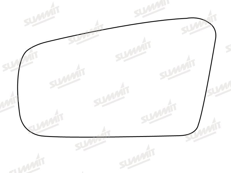 Summit Stick-On Standard Mirror Glass fits Mazda 323 LHS - Summit - My Roof Bars