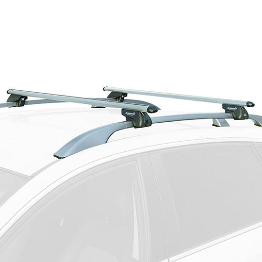 Summit SUP-930 Premium Railing Roof Bar for Cars with Raised Running Rails, Aluminium, Set of 2 - Summit - My Roof Bars