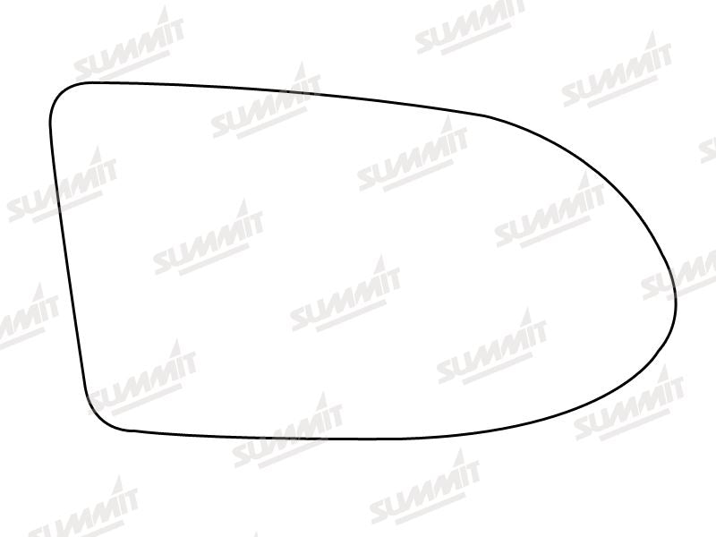 Summit Stick-On Standard Mirror Glass fits Vauxhall Zafira 99 on RHS - Summit - My Roof Bars