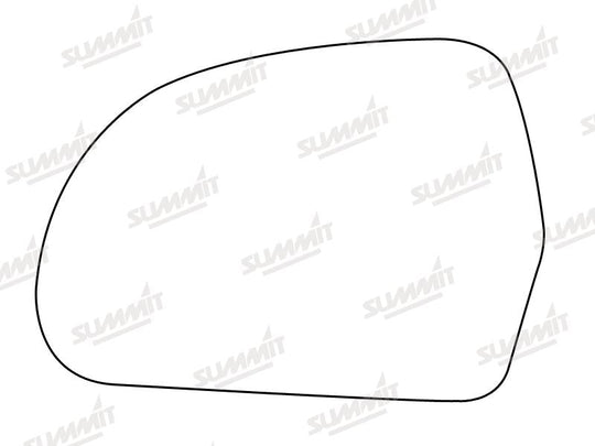 Summit Heated Base Plate With Blind Spot Mirror Glass fits Audi A4 08 to 10 LHS - Summit - My Roof Bars