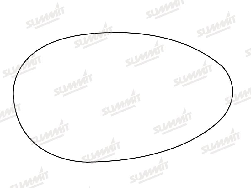 Summit Stick-On Standard Mirror Glass fits Rover 25 99 on 45 00 on RHS - Summit - My Roof Bars