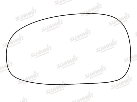 Summit Stick-On Standard Mirror Glass fits Seat Leon LHS - Summit - My Roof Bars