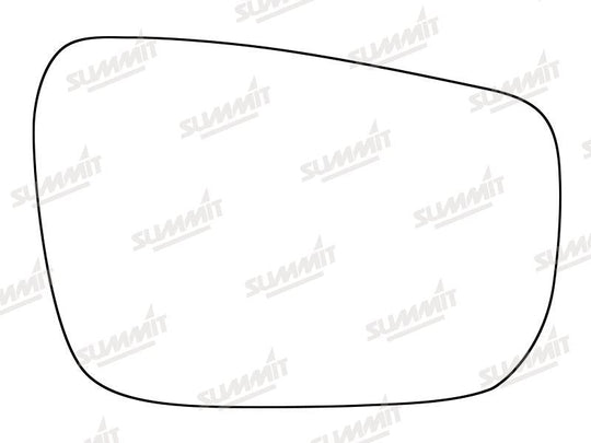 Summit Stick-On Standard Mirror Glass fits Nissan Navara 05 to 15 LHS - Summit - My Roof Bars