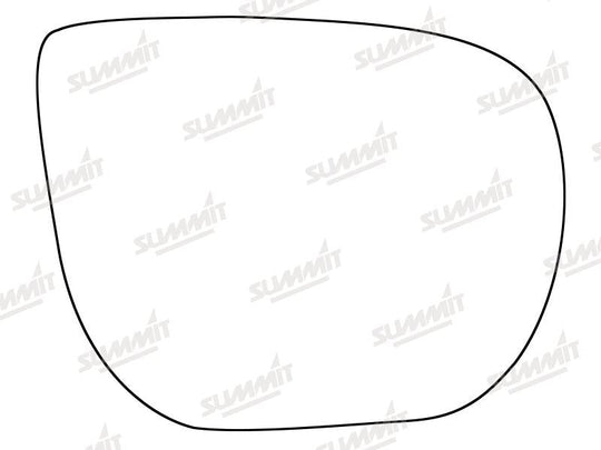 Summit Stick-On Standard Mirror Glass fits Hyundai Santa Fe 12 on RHS - Summit - My Roof Bars