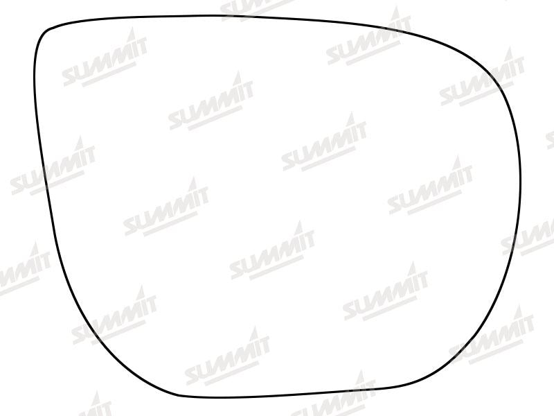 Summit Stick-On Standard Mirror Glass fits Hyundai Santa Fe 12 on RHS - Summit - My Roof Bars