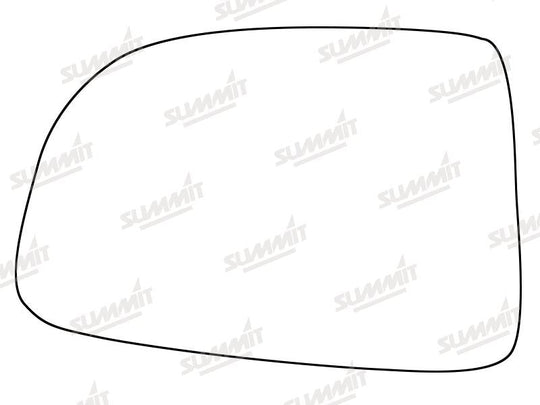 Summit Stick-On Standard Mirror Glass fits Kia Carens LHS - Summit - My Roof Bars