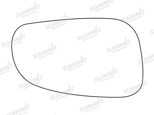 Summit Stick-On Standard Mirror Glass fits Volvo S60 V70 00 on RHS - Summit - My Roof Bars