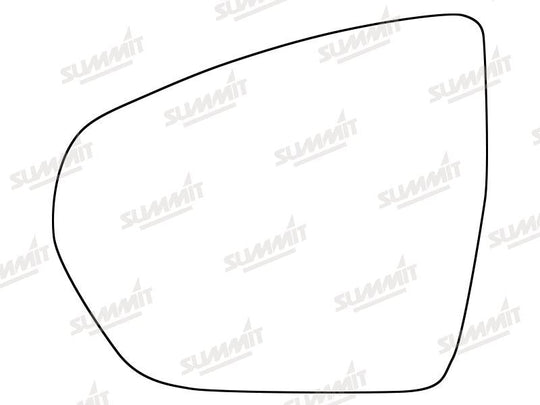 Summit Stick-On Standard Mirror Glass fits Vauxhall Grandland X 18 on LHS - Summit - My Roof Bars