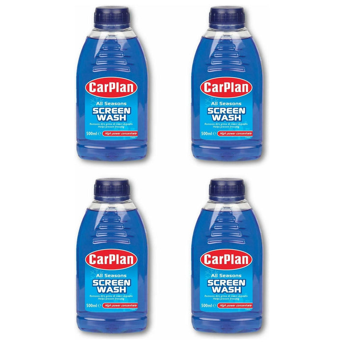 CarPlan All Season Screenwash 500ml X4 SWA500 - CarPlan - My Roof Bars