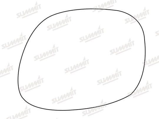 Summit Stick-On Standard Mirror Glass fits Toyota Rav 4 LHS - Summit - My Roof Bars
