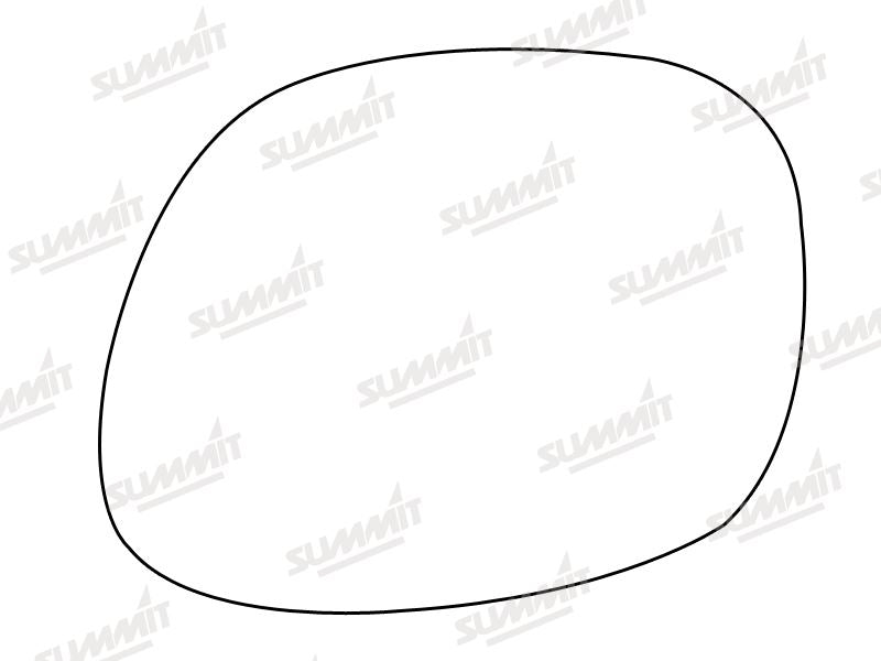 Summit Stick-On Standard Mirror Glass fits Toyota Rav 4 LHS - Summit - My Roof Bars