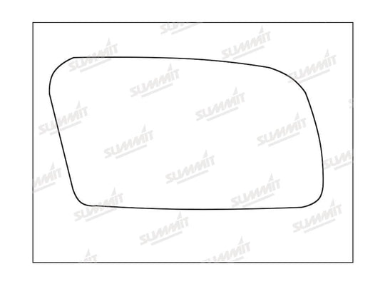 Summit Stick-On Standard Mirror Glass fits Mazda 626 RHS - Summit - My Roof Bars
