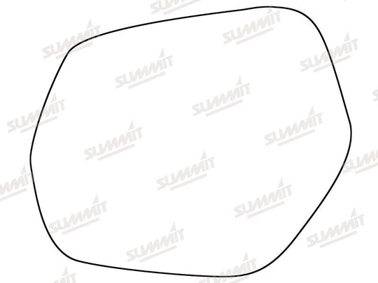 Summit Stick-On Standard Mirror Glass fits Honda HR-V 14 on LHS - Summit - My Roof Bars