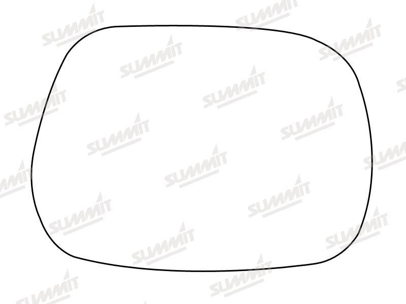 Summit Stick-On Standard Mirror Glass fits Toyota Rav 4 00 to 06 RHS - Summit - My Roof Bars