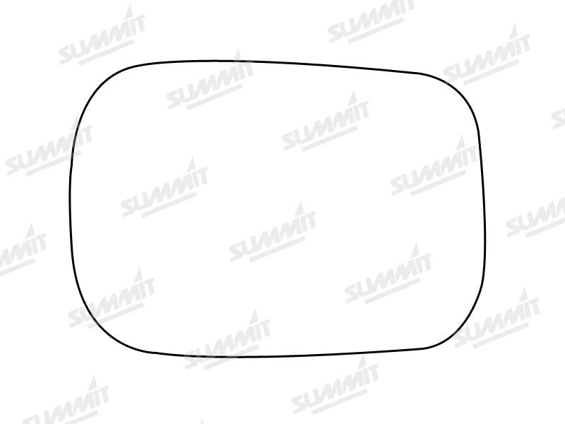 Summit Heated Base Plate With Standard Mirror Glass fits Volvo XC70 02 to 17 RHS - Summit - My Roof Bars