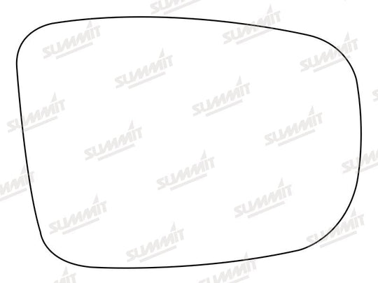 Summit Non-Heated Base Plate With Standard Mirror Glass fits Hyundai i10 07 on i20 09 on RHS - Summit - My Roof Bars