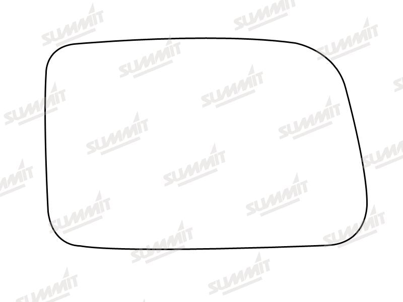 Summit Stick-On Standard Mirror Glass fits Renault 5 RHS - Summit - My Roof Bars