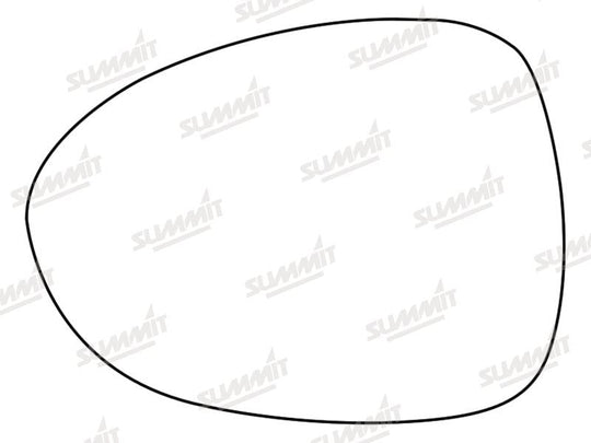 Summit Stick-On Standard Mirror Glass fits Mazda MX-5 10 to 16 LHS - Summit - My Roof Bars
