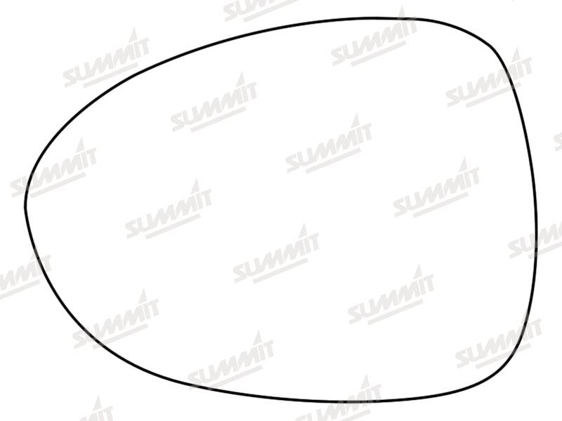 Summit Stick-On Standard Mirror Glass fits Mazda MX-5 10 to 16 LHS - Summit - My Roof Bars