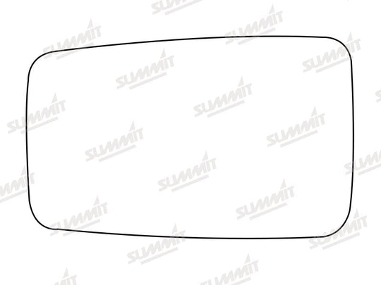 Summit Stick-On Standard Mirror Glass fits Hyundai Pony LHS - Summit - My Roof Bars