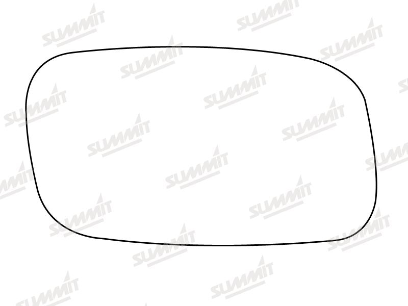 Summit Stick-On Standard Mirror Glass fits Vauxhall Calibra RHS - Summit - My Roof Bars