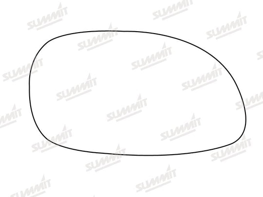 Summit Stick-On Standard Mirror Glass fits Honda Civic RHS - Summit - My Roof Bars