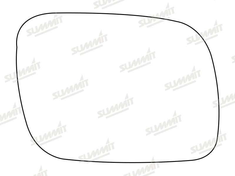 Summit Stick-On Standard Mirror Glass fits VW Touareg 02 to 06 RHS - Summit - My Roof Bars