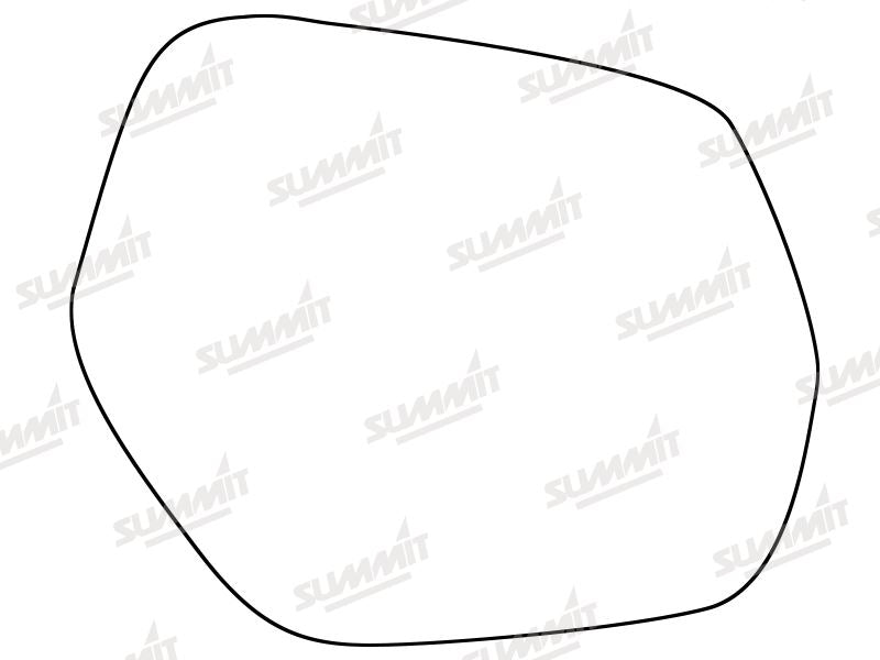 Summit Stick-On Standard Mirror Glass fits Honda HR-V 14 on RHS - Summit - My Roof Bars