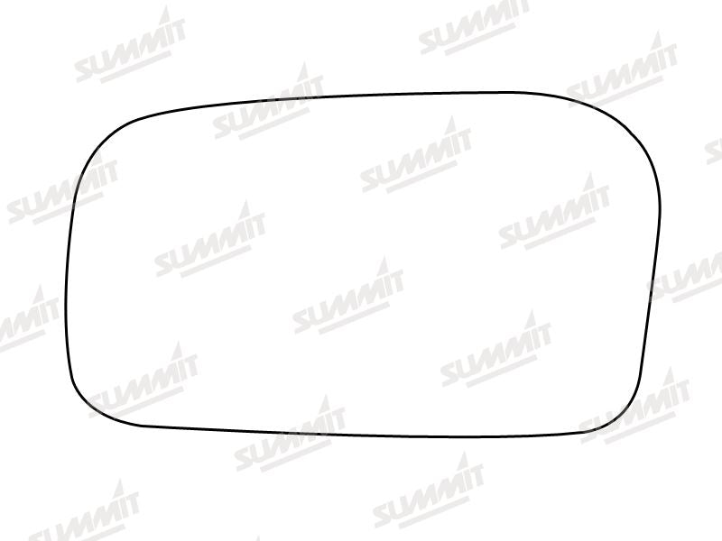 Summit Stick-On Standard Mirror Glass fits Nissan Sunny LHS - Summit - My Roof Bars