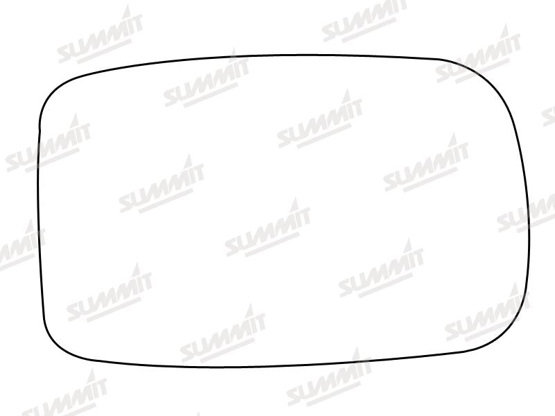 Summit Stick-On Standard Mirror Glass fits Skoda Felicia LHS - Summit - My Roof Bars