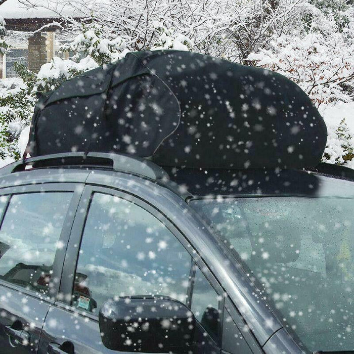 458 Litre Large Car Cargo Travel Rain Proof Roof Top Bag Storage Carrier Box - Streetwize - My Roof Bars