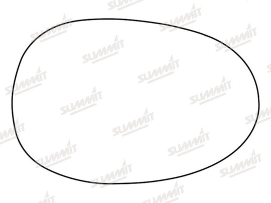 Summit Stick-On Standard Mirror Glass fits Mazda MX-5 05 to 09 RHS - Summit - My Roof Bars