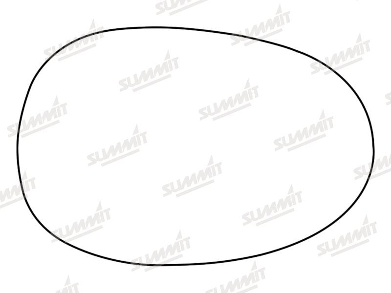 Summit Stick-On Standard Mirror Glass fits Mazda MX-5 05 to 09 RHS - Summit - My Roof Bars