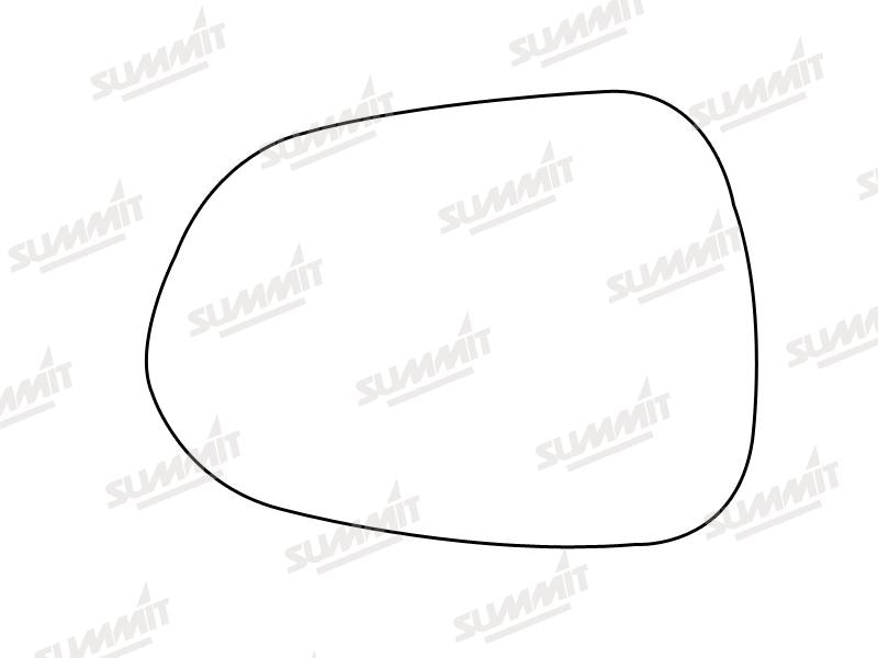 Summit Stick-On Standard Mirror Glass fits Honda Jazz 84 on LHS - Summit - My Roof Bars
