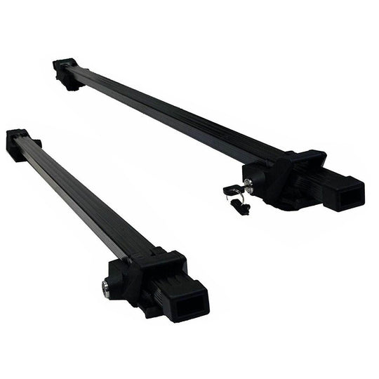 Summit SUM-001 Roof Bar to Fit Cars with Running Rails, Black Steel - Summit - My Roof Bars