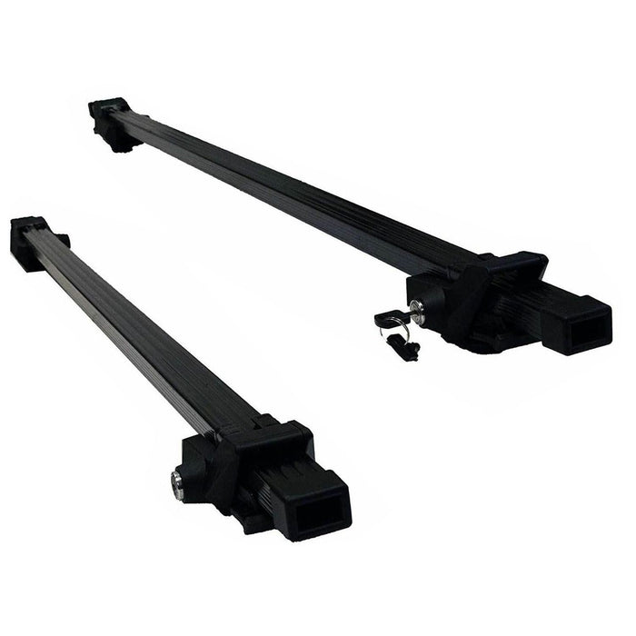 Summit SUM-001 Roof Bar to Fit Cars with Running Rails, Black Steel - Summit - My Roof Bars