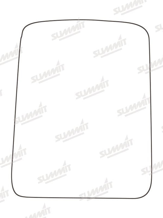 Summit Non-Heated Base Plate With Commercial Mirror Glass fits Renault / Vauxhall LHS RHS - Summit - My Roof Bars