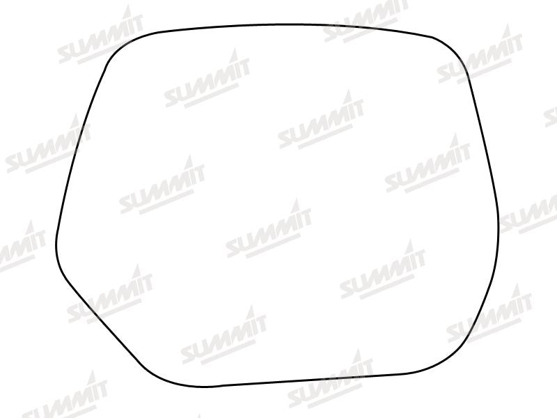 Summit Stick-On Standard Mirror Glass fits Honda CRV 06 on RHS - Summit - My Roof Bars