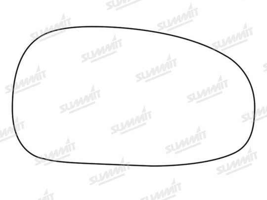 Summit Stick-On Standard Mirror Glass fits Seat Leon RHS - Summit - My Roof Bars