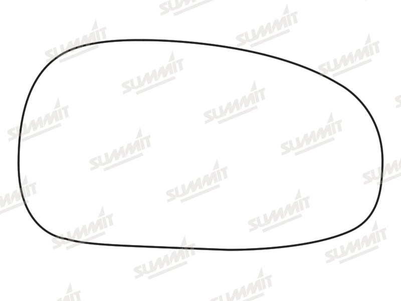 Summit Stick-On Standard Mirror Glass fits Seat Leon RHS - Summit - My Roof Bars