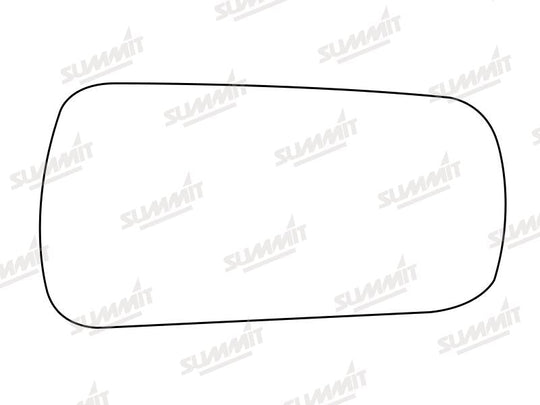 Summit Stick-On Standard Mirror Glass fits Vauxhall Cavalier Coupe RHS - Summit - My Roof Bars